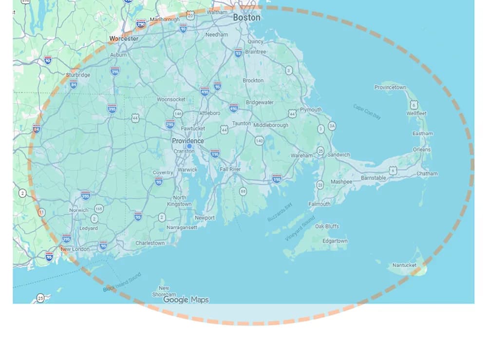 CAT Country 98.1 coverage map