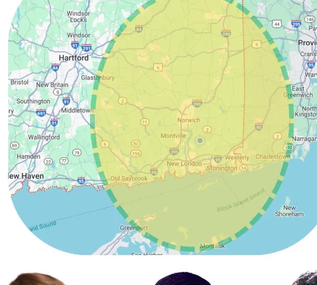 Jammin' 107.7 coverage map